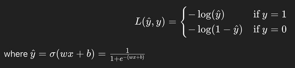 for a single training example